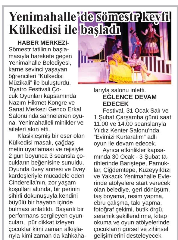 YENİMAHALLE'DE SÖMESTR KEYFİ KÜLKEDİSİ İLE BAŞLADI